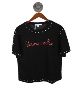 USC  Sequin Script Jeweled Tee