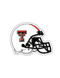 TTU Helmet Car Magnet