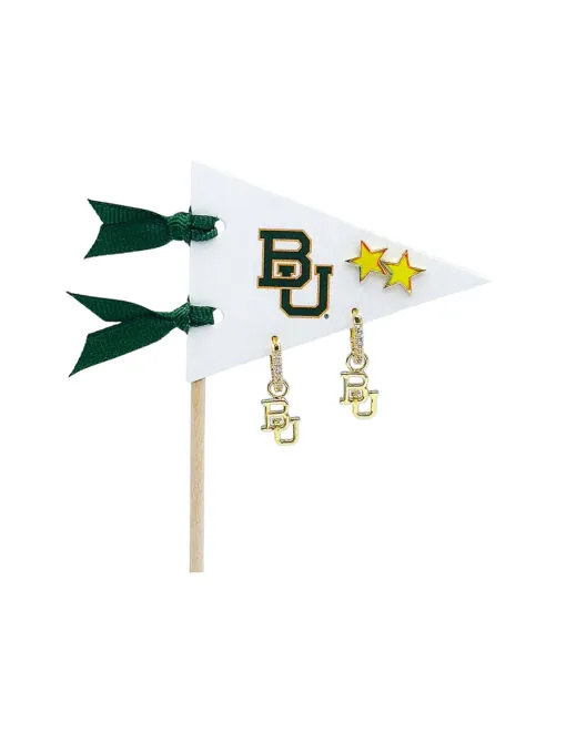 BU Pennant Earrings