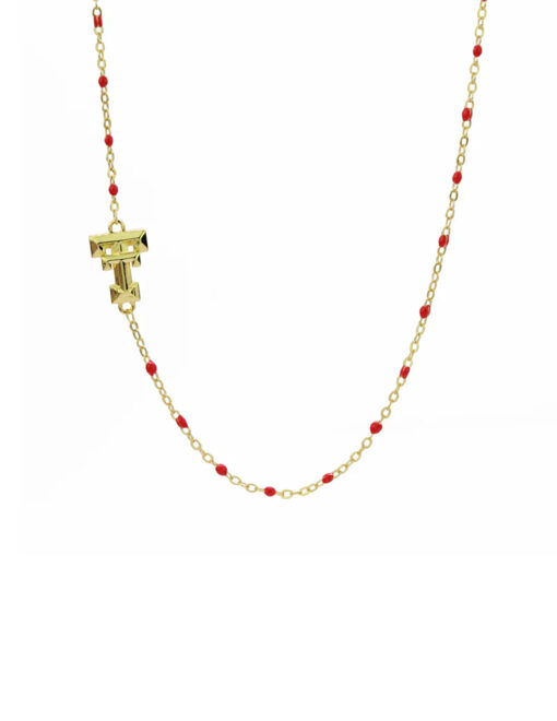 TTU Side Set Logo Necklace - Image 2