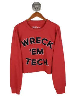 TTU Perkin Chenille Cropped Long Sleeve