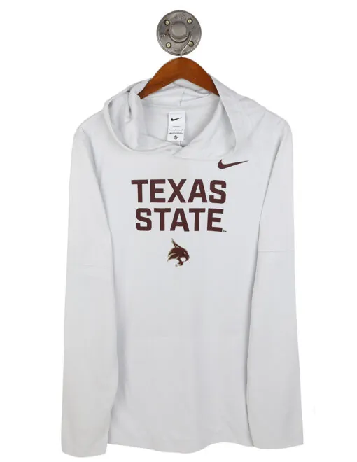 TXST Nike Sideline Lightweight Hooded Long Sleeve