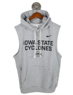 ISU Nike Sideline Sleeveless Pullover Hoodie