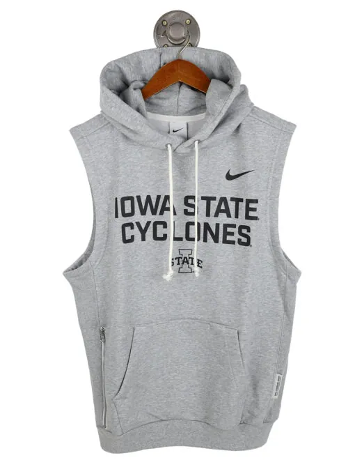 ISU Nike Sideline Sleeveless Pullover Hoodie