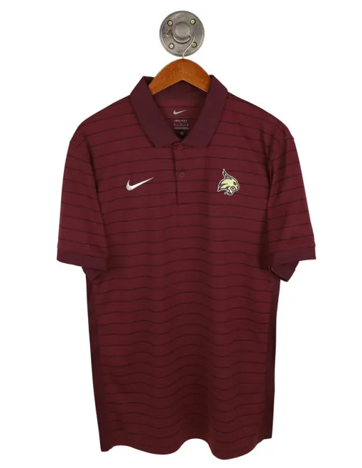 TXST Sideline Victory Stripe Polo
