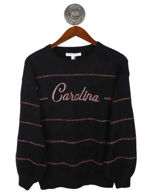 USC Threaded Script Sweater