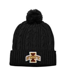 ISU 2 Color Logo Patch Beanie