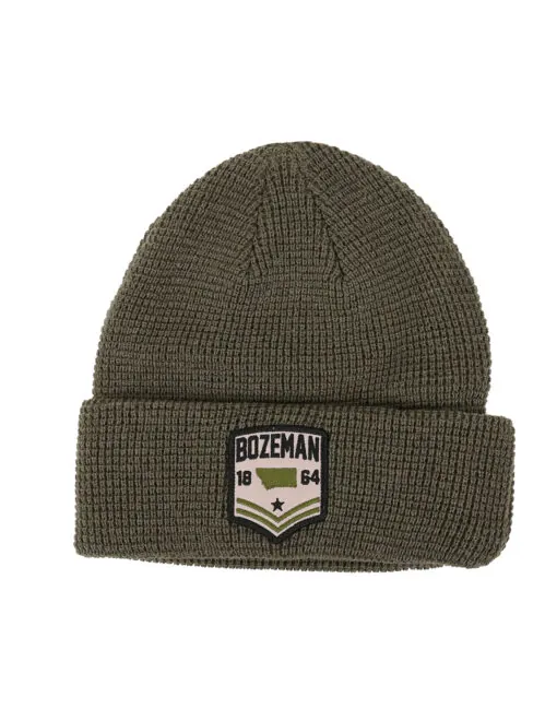 BOZ P Freedom Patch Beanie