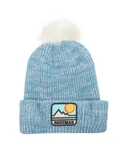 BOZ P Stairstep Patch Beanie