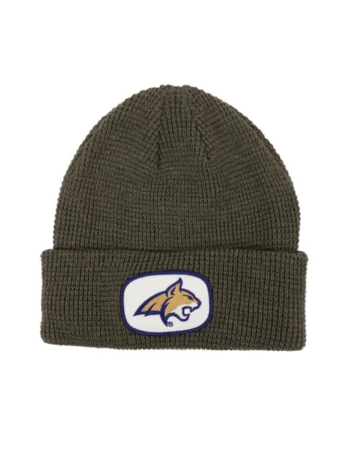 MSU P Bobcat Logo Beanie