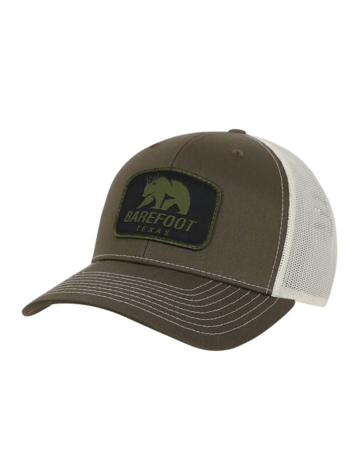 Barefoot Texas Beer Bear Patch Hat - Image 4