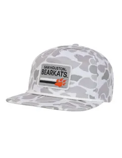 SHSU P Two Stripes Left Patch Camo Hat