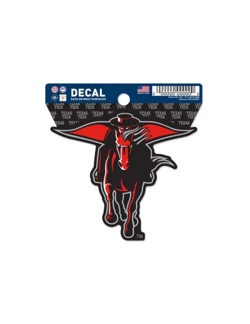 TTU Masked Rider Clean Cut Decal