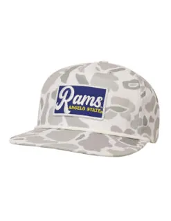 ASU P College Script Patch Camo Hat