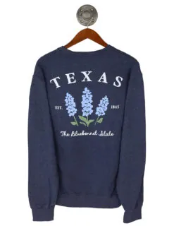 Vintage Texas Bluebonnets Crewneck