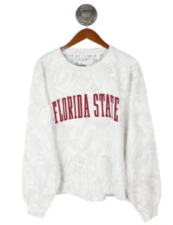 FSU Woodland Camo Crewneck